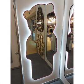Зеркало в полный рост в раме цвета Фуксия Ted Pink (Тэд) Smal 75*165 см 