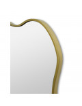 Зеркало в золотой волнистой раме Fancy L Gold (Фэнси) Smal 60*120 см в интернет-магазине зеркальной мастерской ЗЕРКАЛА-М фото 2 